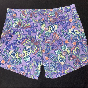Faded Glory shorts purple‎ butterfly size 12